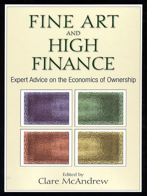 Title details for Fine Art and High Finance by Clare McAndrew - Available